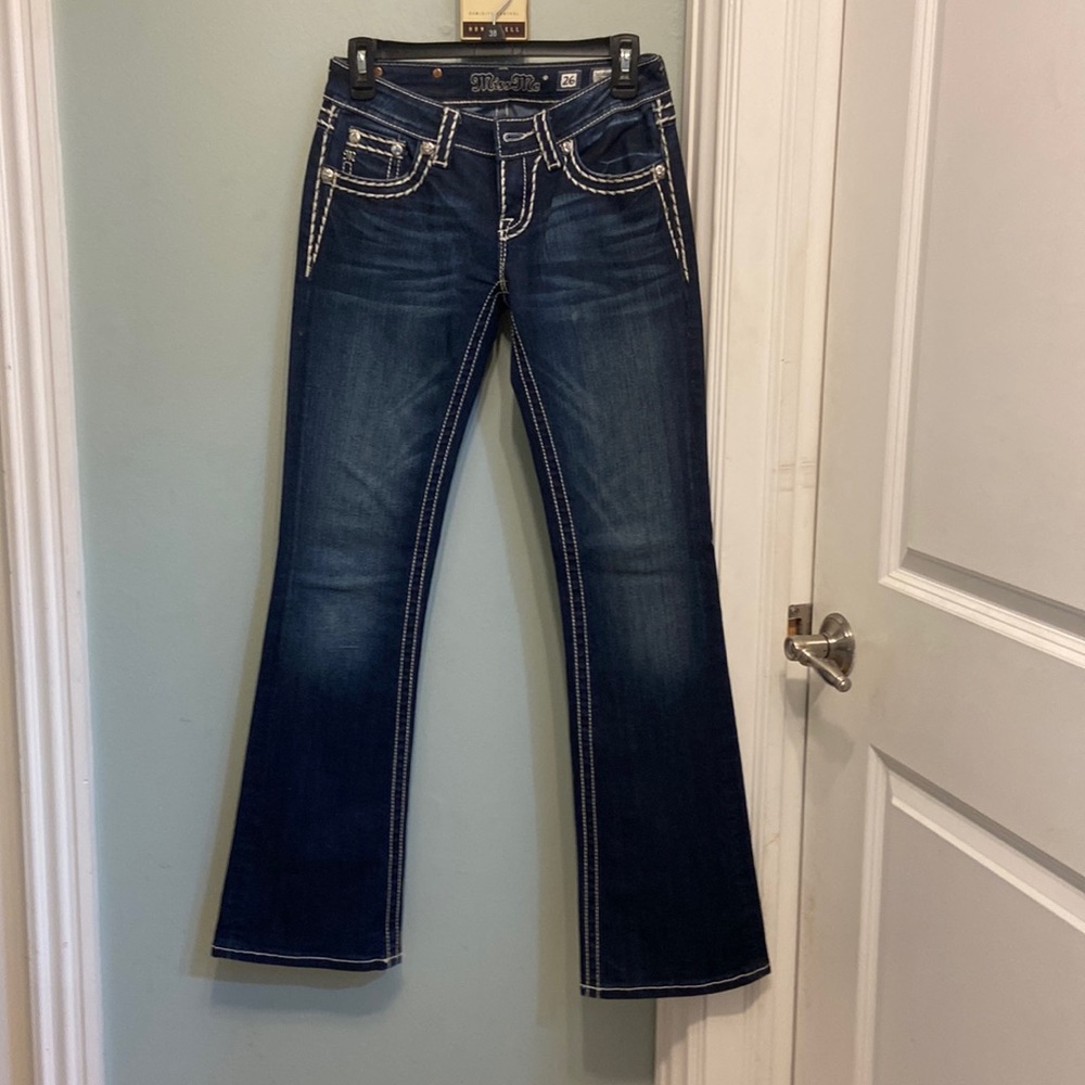 Boot cut, slightly flared jeans